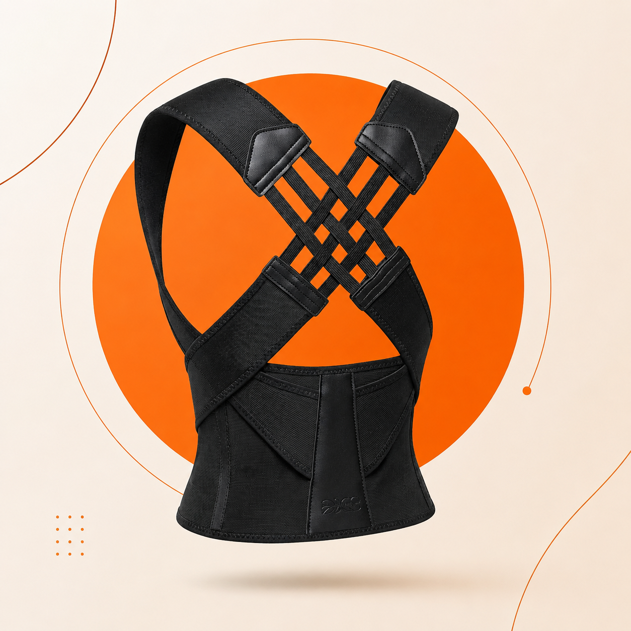 Posture Back Brace Adjustable Back Support Strap | Prevent Spinal Distortion and Hunchback Suitable for Men and Women