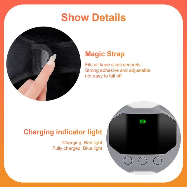 Knee massager | Knee Pain Relief | Improve Circulation | Electric Knee Massage |  Electric Elbow Shoulder