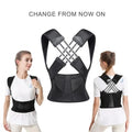 Posture Back Brace Adjustable Back Support Strap to Prevent Spinal Distortion and Hunchback Suitable for Men and Women