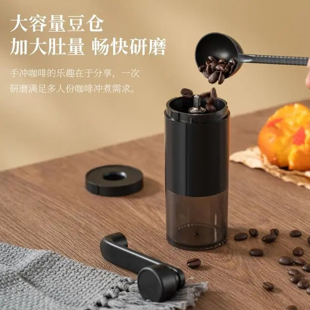 Hand Cranked Coffee Grinder Portable Adjustable Grinder Home Outdoors Travel Hand Crank Coffee Utensil