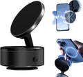 Magnetic Car Phone Holder 360 Degree Rotation Vacuum Adsorption Strong Suction Holder for Mobile PhoneCar